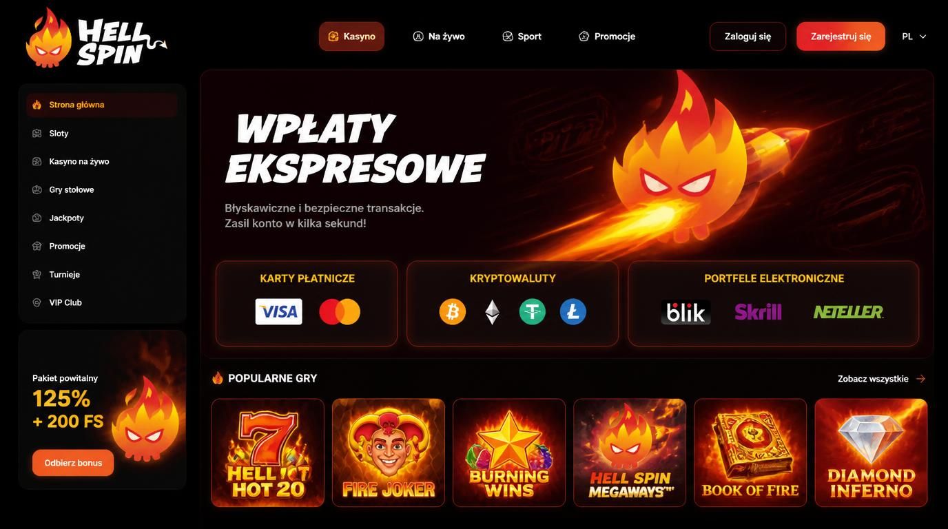 Ikony kart, portfeli elektronicznych i kryptowalut w nowoczesnym interfejsie kasyna